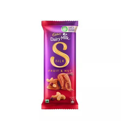 Cadbury Dairy Milk Silk Fruit & Nut Chocolate Bar
