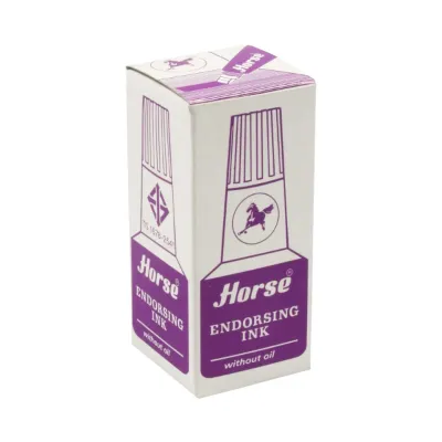 Horse Refill Ink For Stamp Pad 30 cc (Violet)