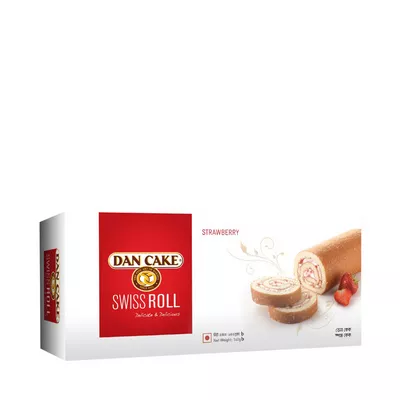 Dan Cake Strawberry Swiss Roll