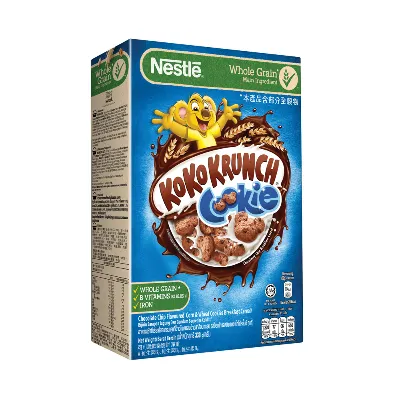 Nestle Koko Krunch Cookies Chocolate Chip Cereal Box