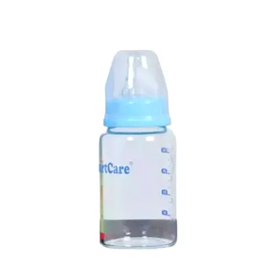 Smartcare Borosilicate Blue Glass Bottle M (3+ Month)