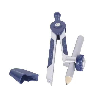 Deli Compass With Lead Pencil (Blue)