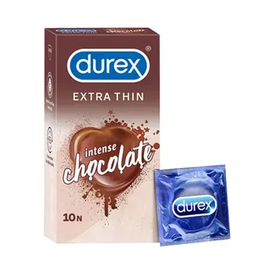 DC0 Durex Extra Thin Intense Chocolate Flavoured Condom