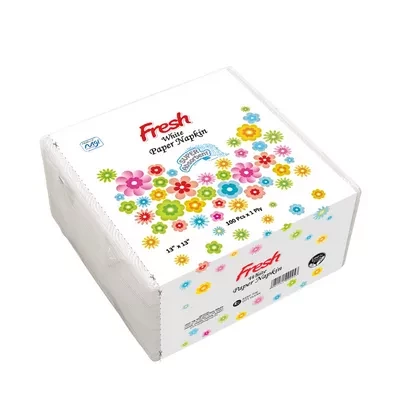 Fresh White Paper Napkin Non-Perfumed