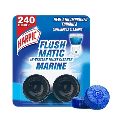 Harpic Flushmatic Marine In-Cistern Toilet Cleaner Blocks 50 gm