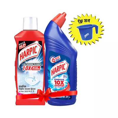 Harpic Toilet & Bathroom Cleaner Liquid (Free Mug)