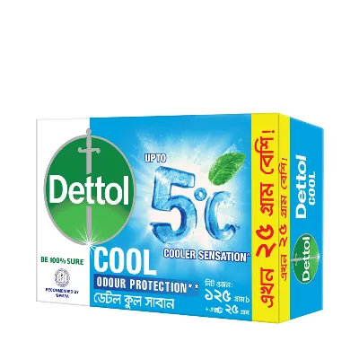 Dettol Cool Soap 125 gm (25 gm Extra)