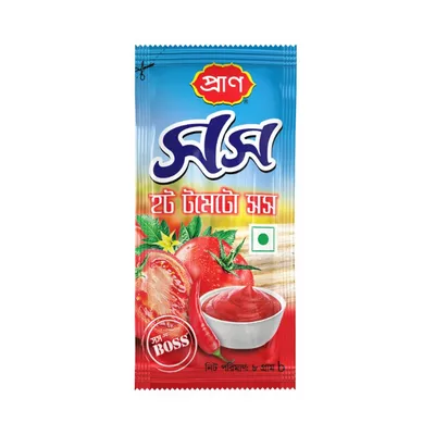 Pran Hot Tomato Sauce Mini 8 gm 10 pcs
