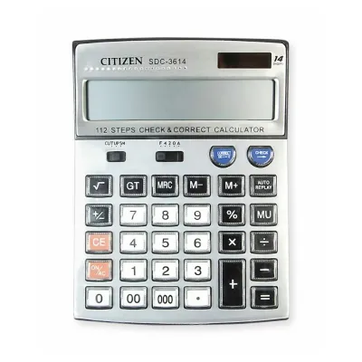 Citizen Calculator 14 Digit (SDC-3614)