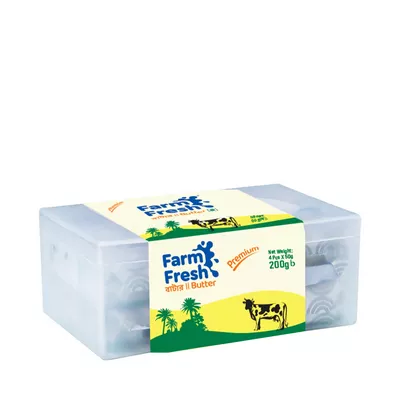 Farm Fresh Butter (50 gm x 4 pcs)