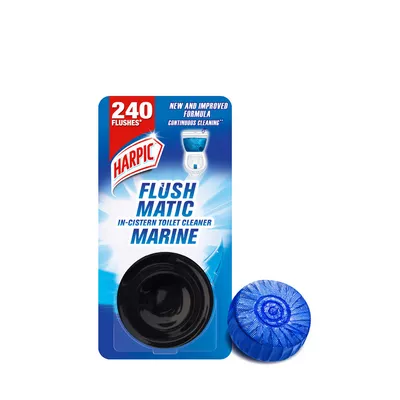 Harpic Flushmatic Marine In-Cistern Toilet Cleaner Block 50 gm
