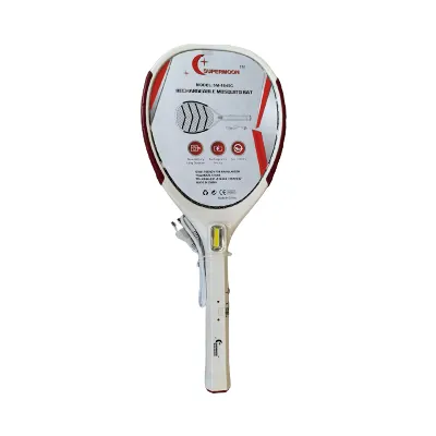 Super Moon Electronic Mosquito Swatter (Red & White)