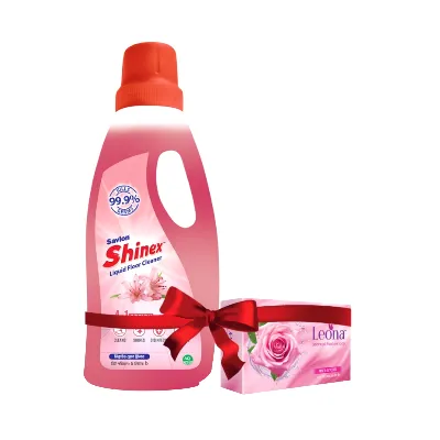 Savlon Shinex Liquid Floor Cleaner Floral (Free Leona Soap 100 gm)
