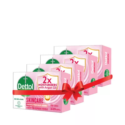 Dettol Bathing Soap Bar Skincare 125 gm (Combo Pack)